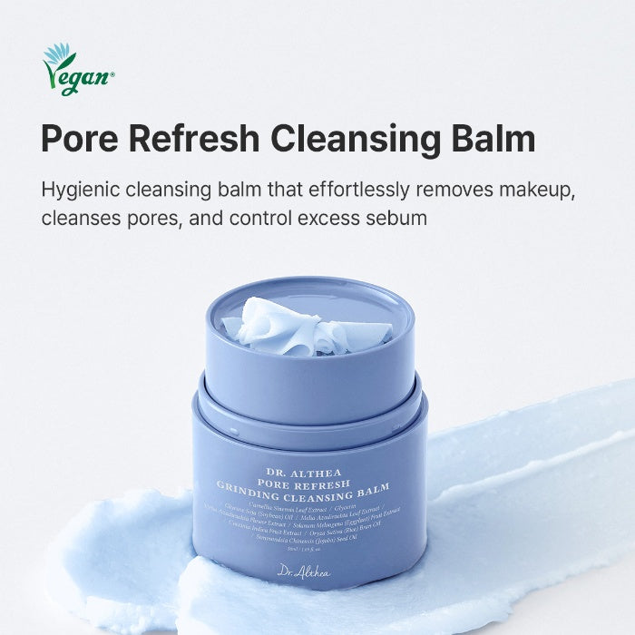 Dr. Althea Pore Refresh Cleansing Balm, hygiënische reinigingsbalsem die make-up verwijdert en poriën reinigt
