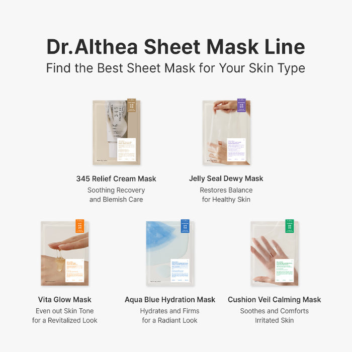 Overzicht van de Dr. Althea sheet mask lijn: welk masker past bij jouw huidtype