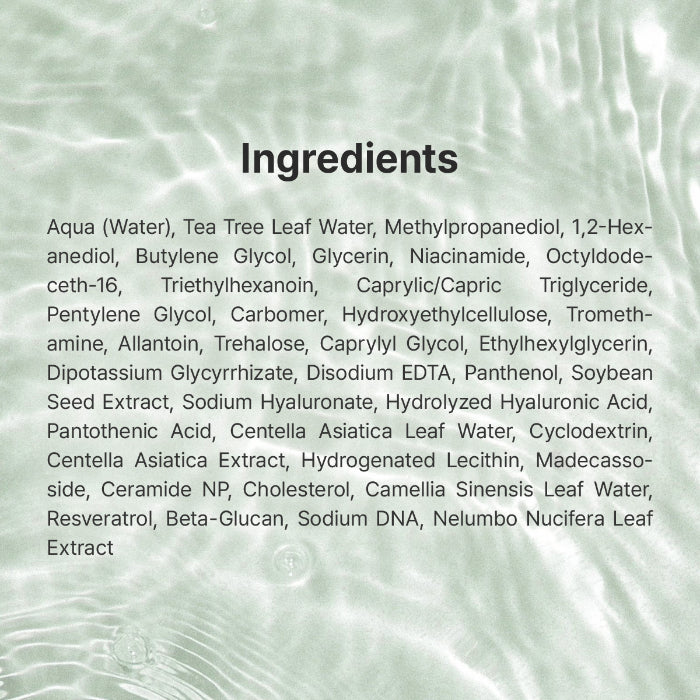 Ingrediëntenlijst van het Dr. Althea 345 Relief Cream Mask
