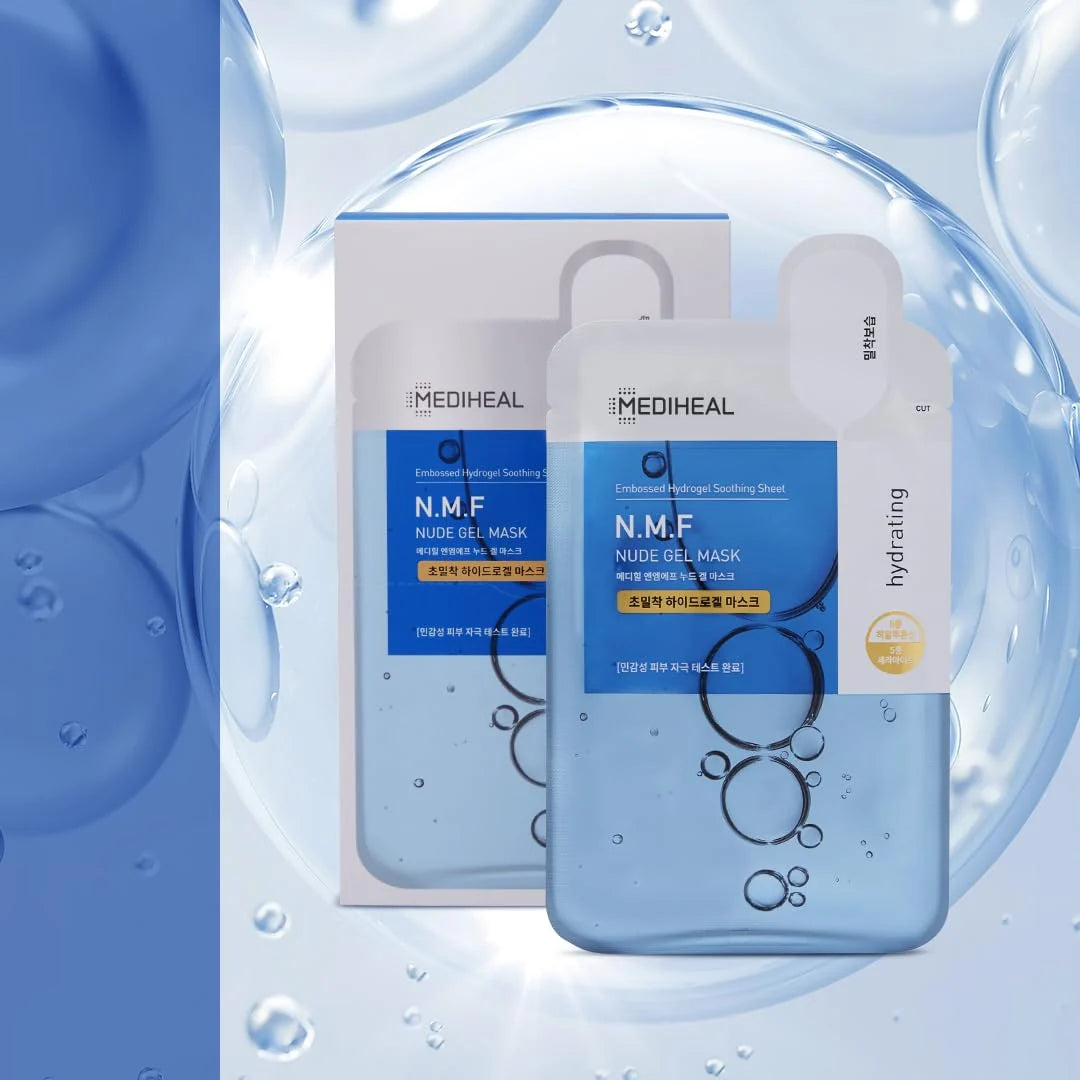 Hydraterend gezichtsmasker van Mediheal met acht vormen hyaluronzuur en vijf ceramiden