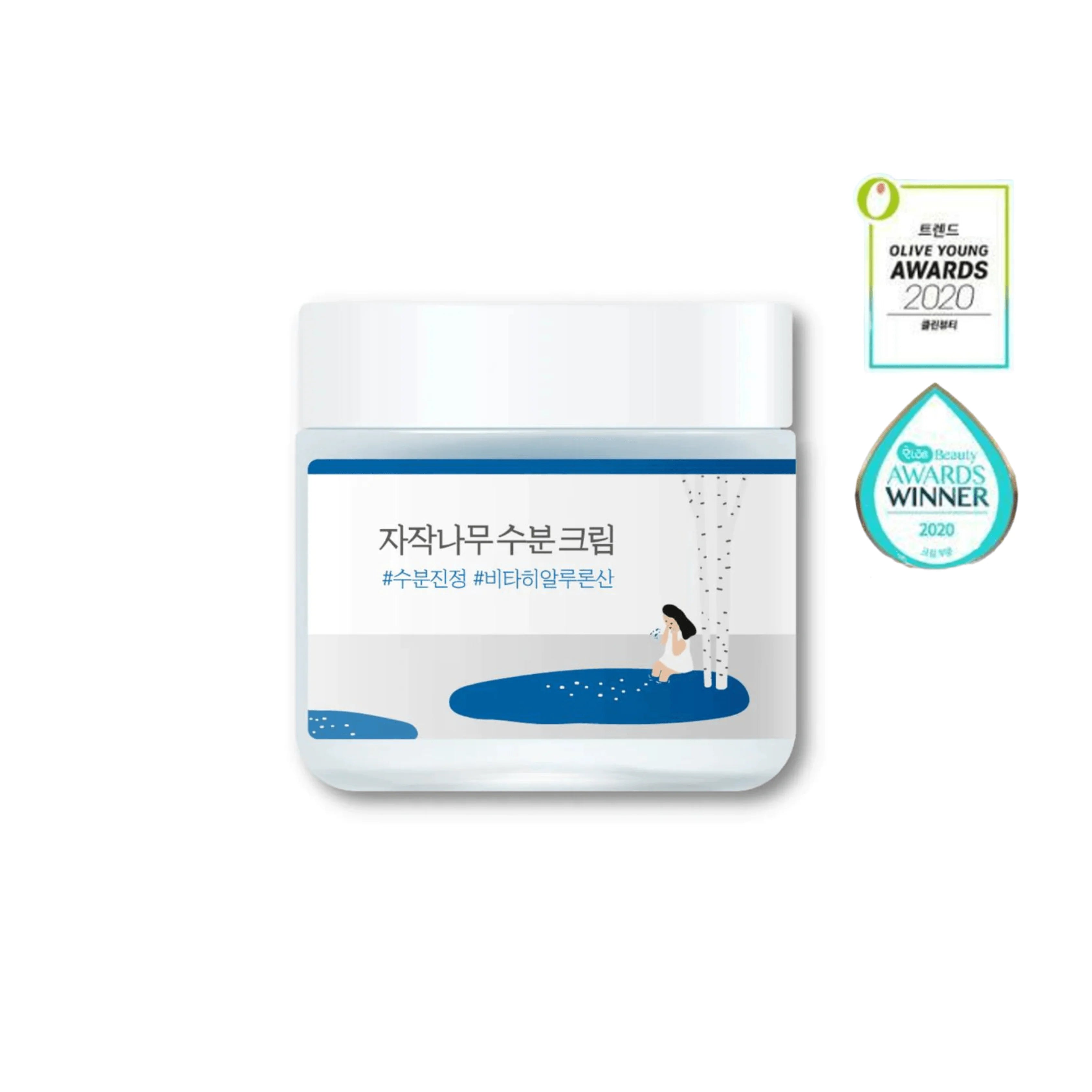 Round Lab - Birch Juice Cream 80ml - korean skincare - nashwa