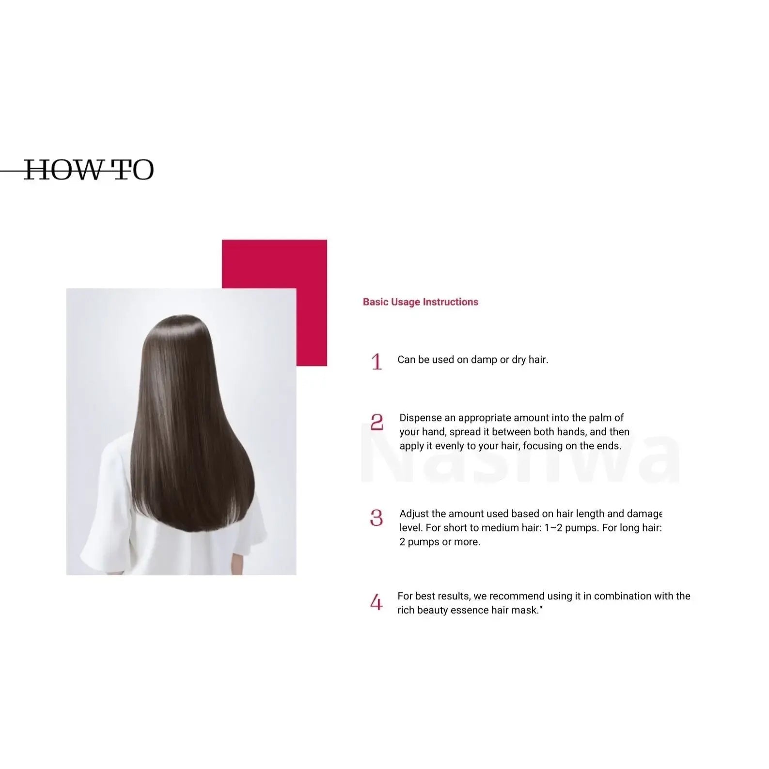 Shiseido Fino Premium Touch Hair Oil gebruiksaanwijzing - aanbrengen op vochtig of droog haar