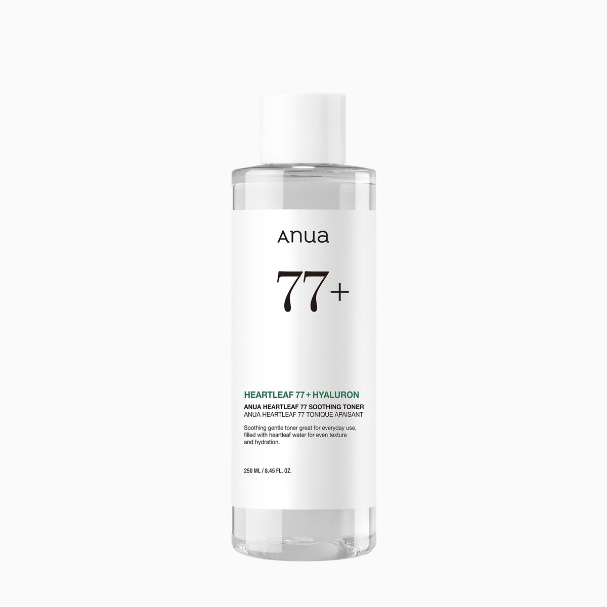 Anua Heartleaf 77 Soothing Toner 250 ml in de nieuwe 77+ fles