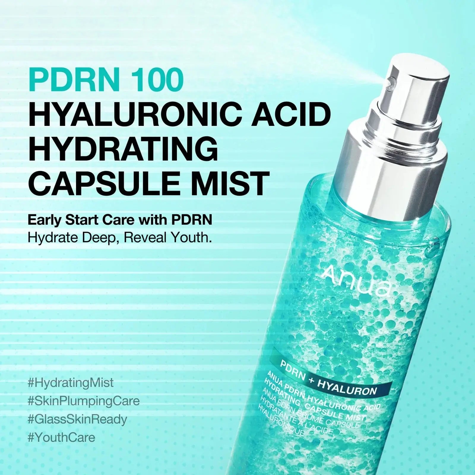 Anua PDRN Hyaluronic Acid Hydrating Capsule Mist korean skincare toner