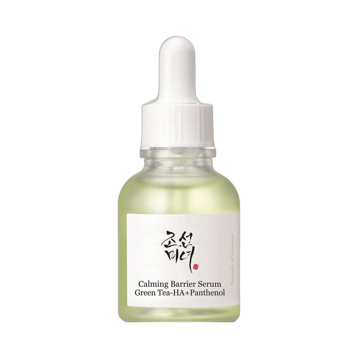 Beauty of Joseon Calming Barrier Serum: Green Tea-HA + Panthenol, flesje van 30 ml met pipet
