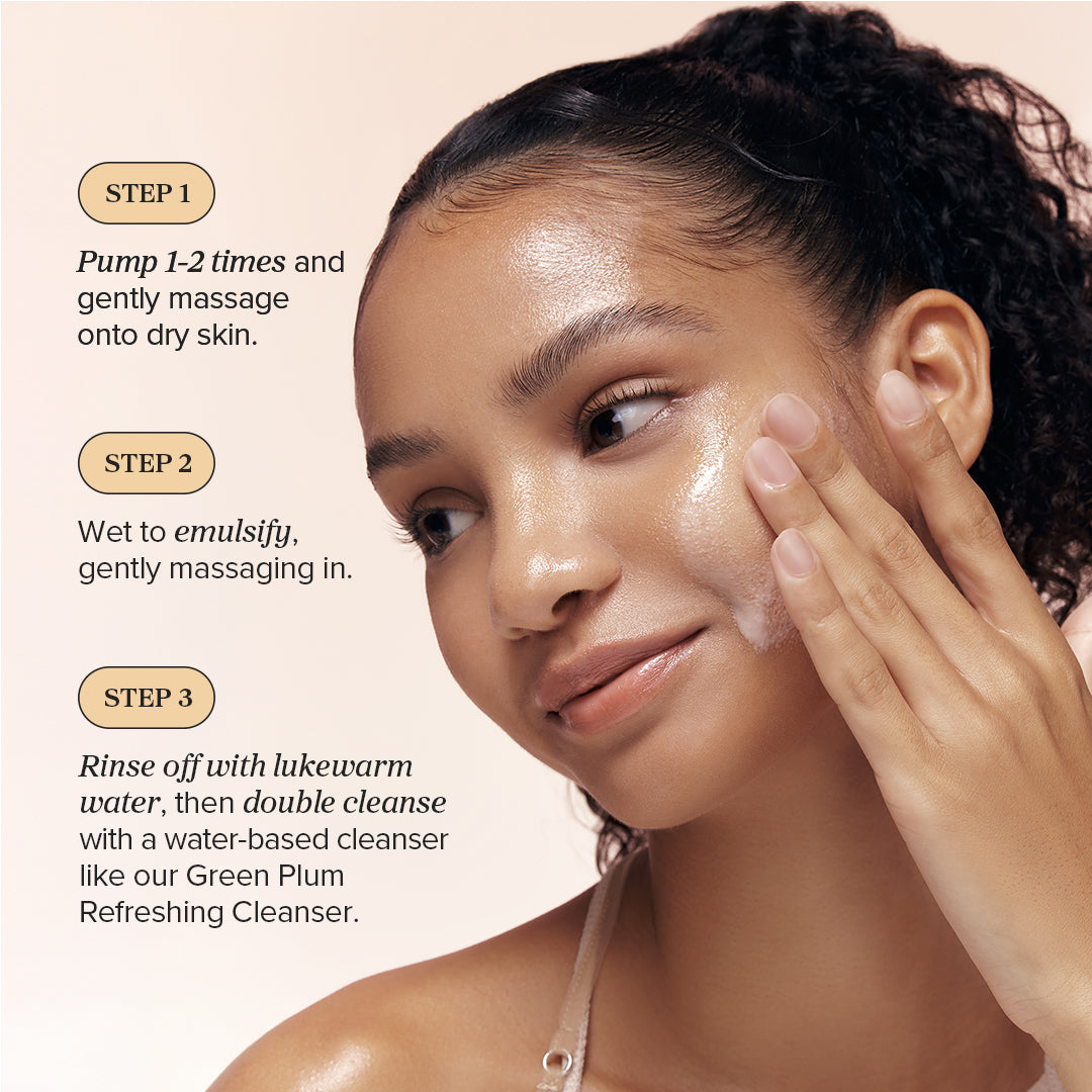 Zo gebruik je Beauty of Joseon Ginseng Cleansing Oil: op een droge huid masseren, emulgeren met water en afspoelen