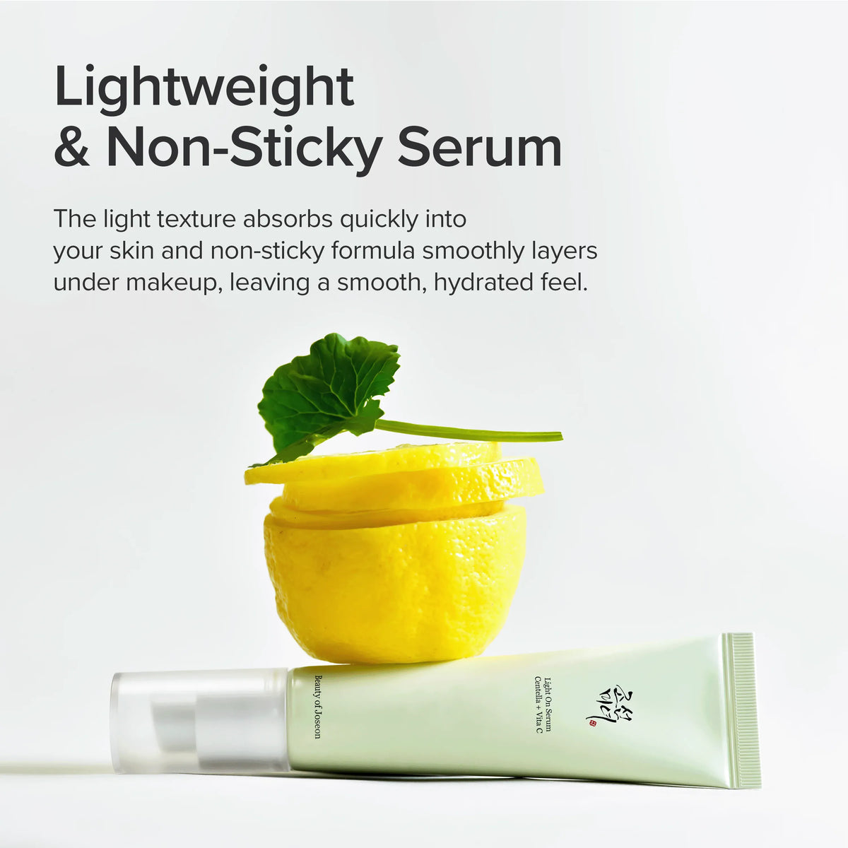 Licht en niet-plakkerig vitamine C-serum van Beauty of Joseon met citroen en centella