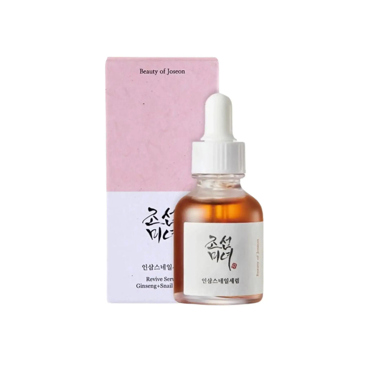 Beauty of Joseon Revive Serum: Ginseng + Snail Mucin 30 ml, flacon met pipet en doosje