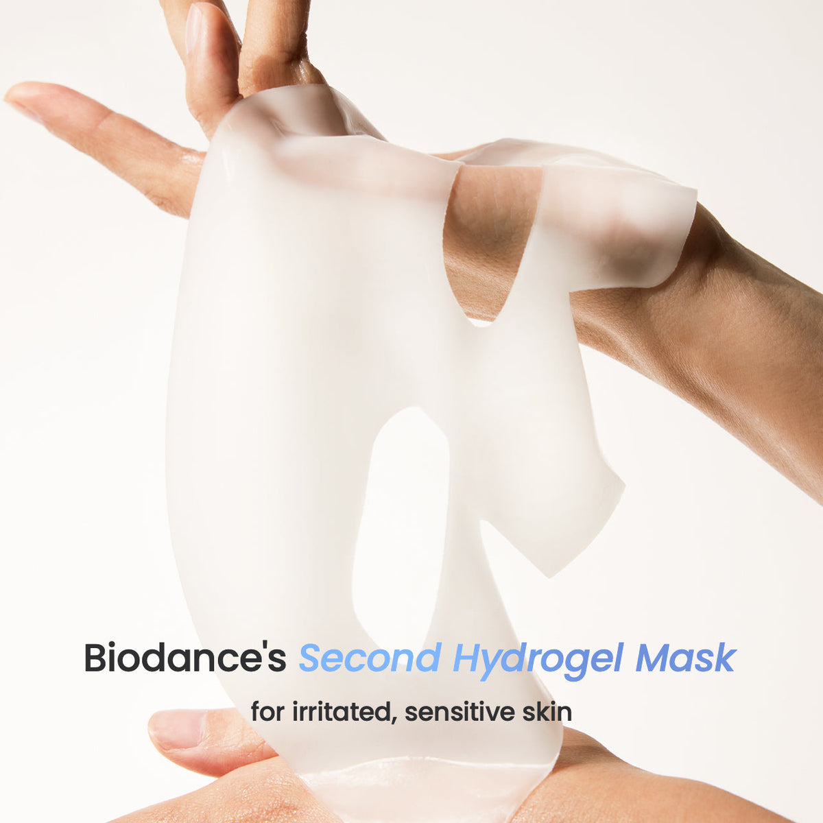 Hydrogelmasker van Biodance Hydro Cera-nol uit het sachet, voor de geïrriteerde en gevoelige huid