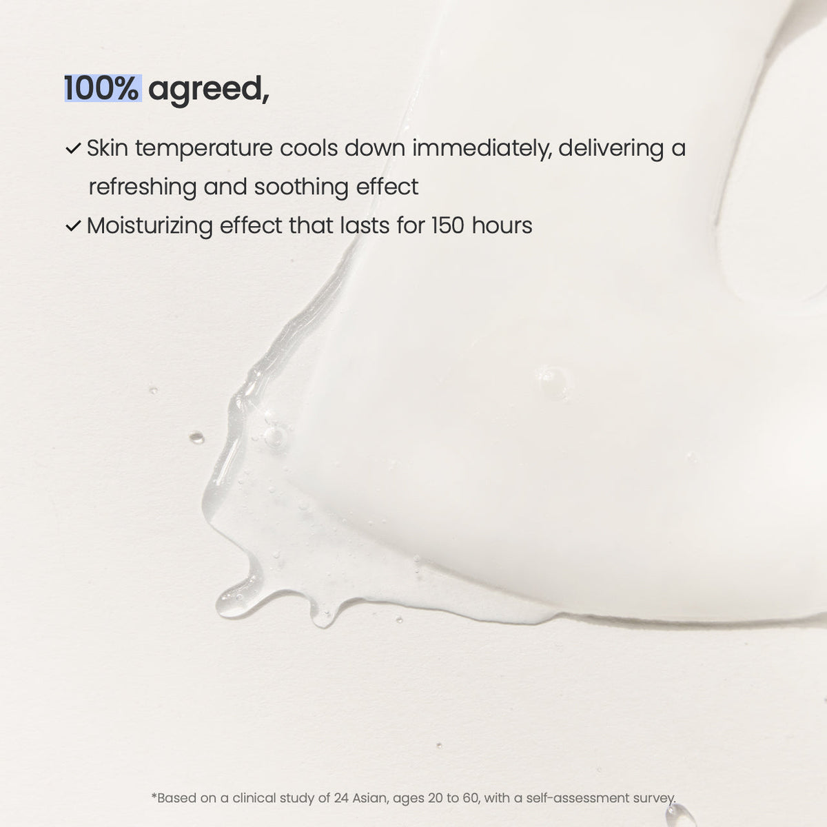Gebruikerservaring met het Biodance Hydro Cera-nol masker: huid koelt direct af, hydratatie tot 150 uur