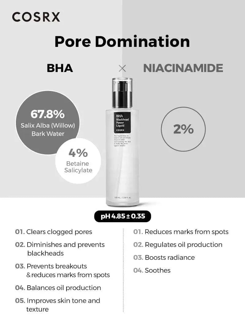 COSRX Blackhead Power Liquid Korean skincare exfoliant