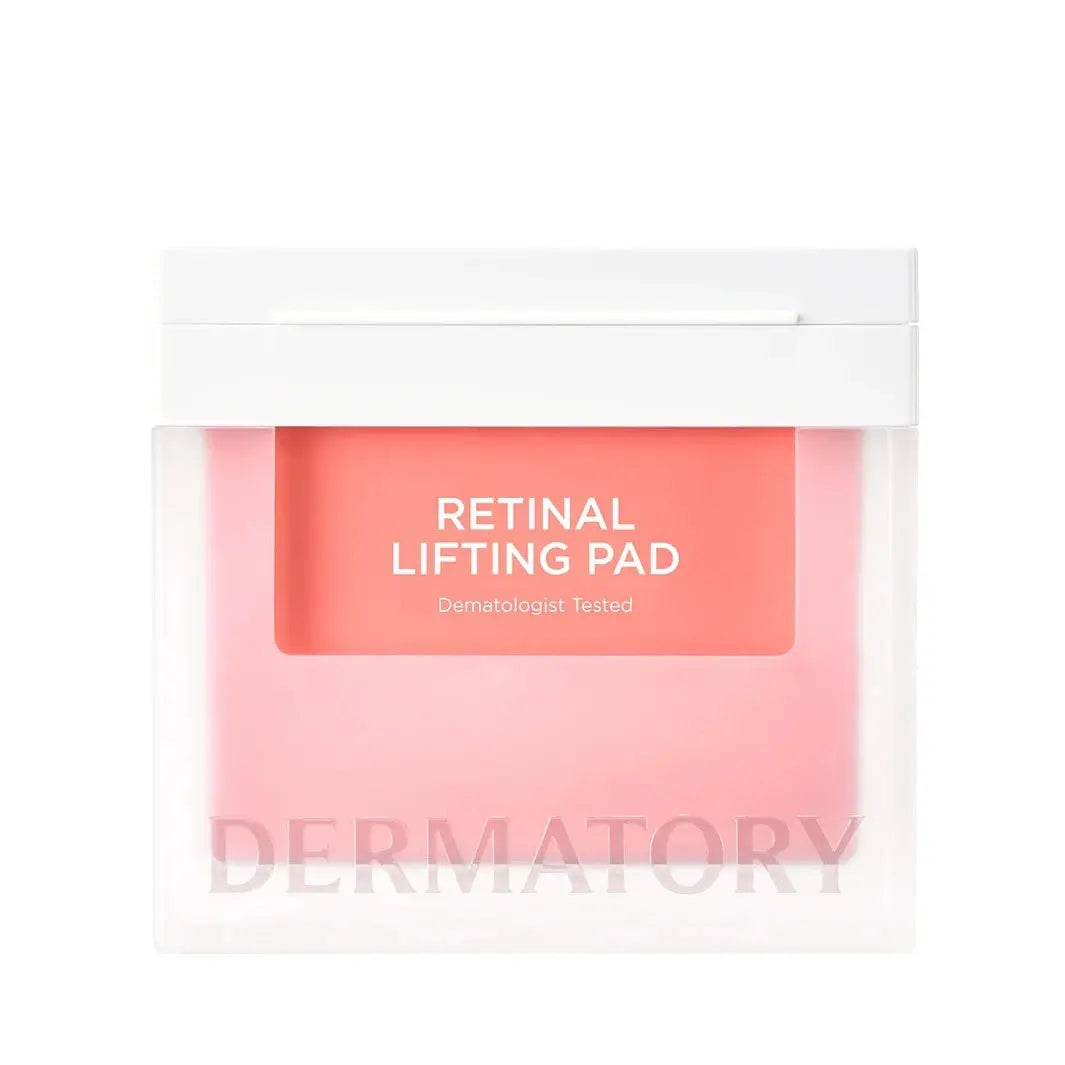 DERMATORY Retinal Lifting Ampoule Pad, roze pot met tonerpads
