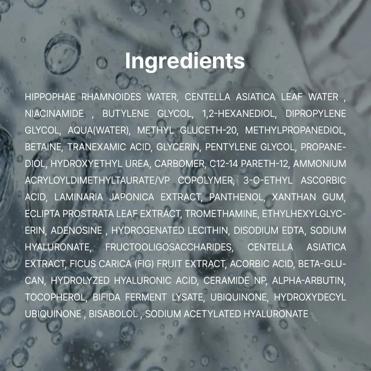 Dr.Althea Vitamin C Boosting Serum, volledige ingrediëntenlijst