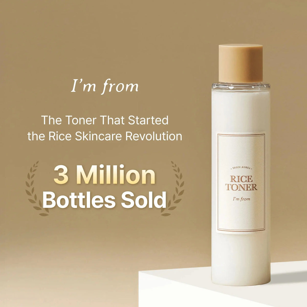 I'm from Rice Toner, volgens het merk 3 miljoen flessen verkocht