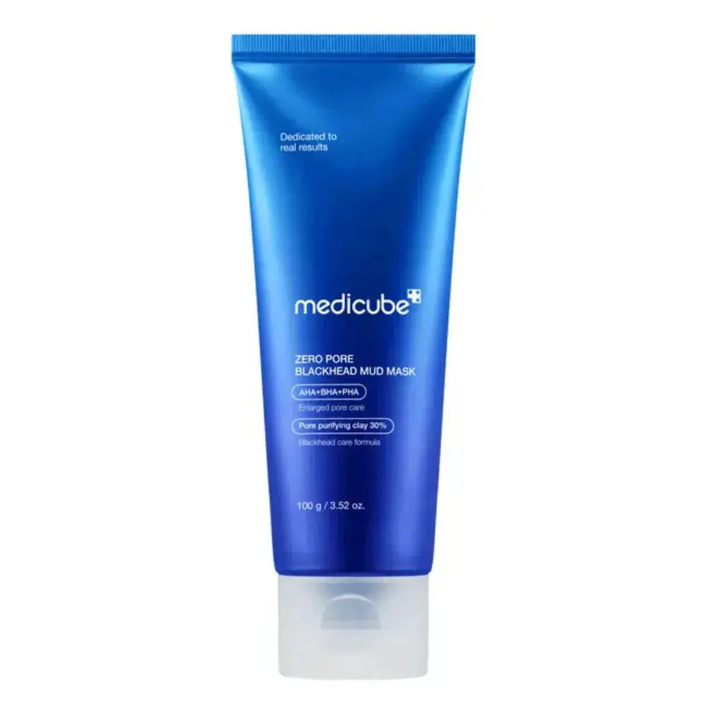 Medicube Zero Pore Blackhead Mud Mask 100 g in blauwe tube