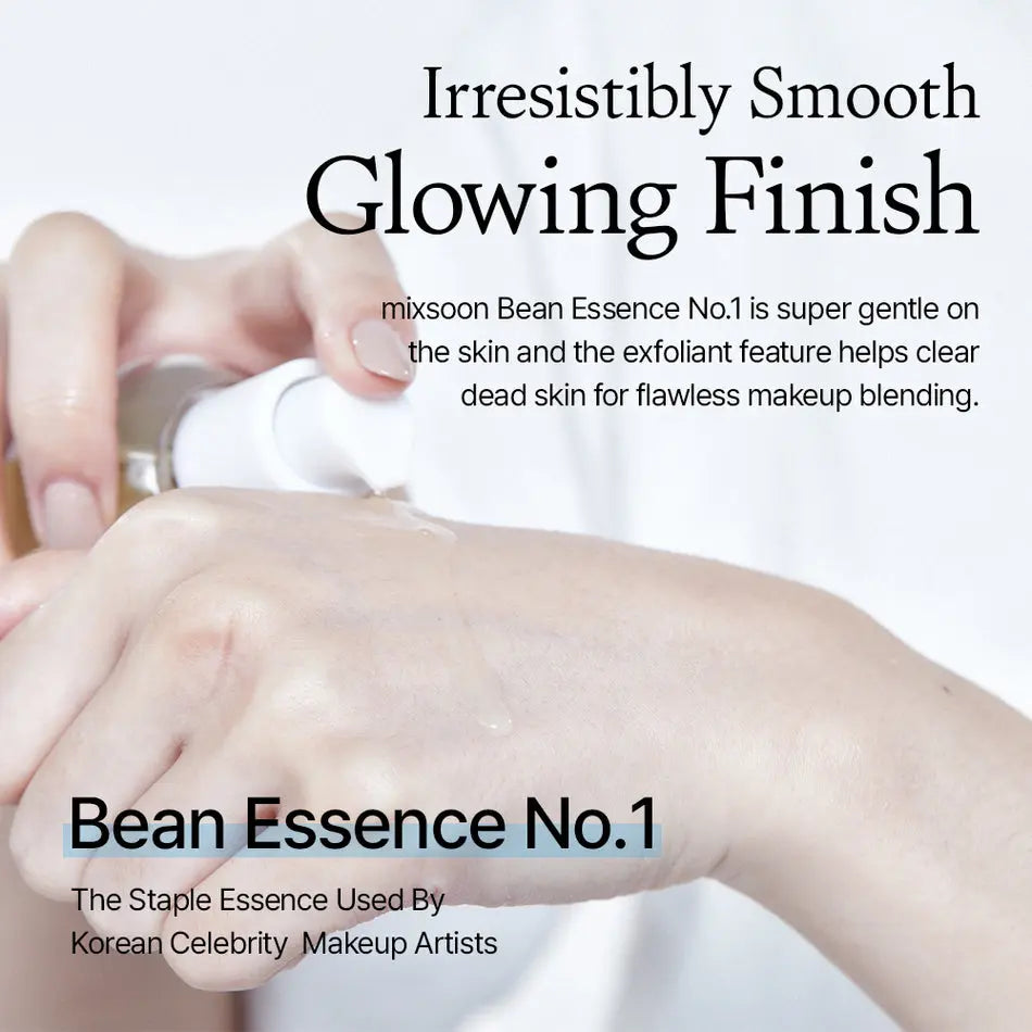 mixsoon Bean Essence wordt op de handrug aangebracht