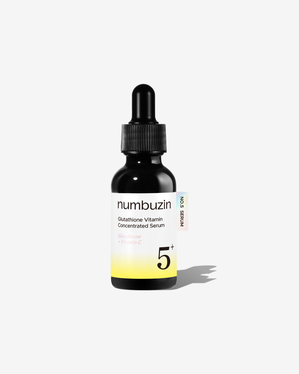 Numbuzin No.5 Vitamin Concentrated Serum in nieuwe verpakking, bruine flacon met pipet