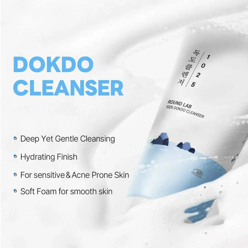 Round Lab 1025 Dokdo Cleanser, diepe maar milde reiniging, ook voor de gevoelige en acnegevoelige huid