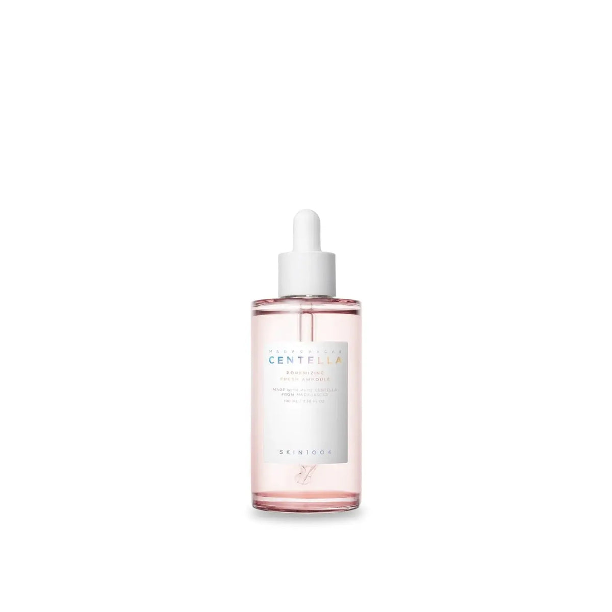SKIN1004 Madagascar Centella Poremizing Fresh Ampoule, roze fles met pipet