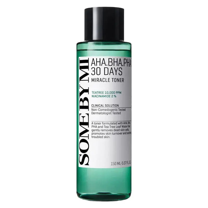 SOME BY MI AHA BHA PHA 30 Days Miracle Toner 150 ml met 10.000 ppm tea tree en 2% niacinamide
