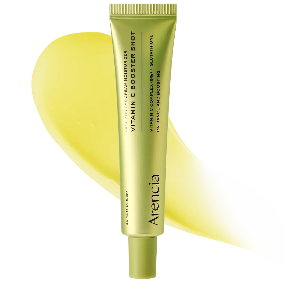 Arencia Retinal Booster Shot en Vitamin C Booster Shot naast elkaar