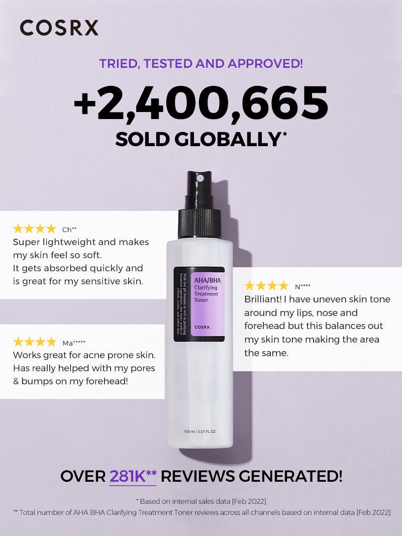 COSRX - AHA/BHA Clarifying Treatment Toner 150ml - Korean skincare - Nashwa