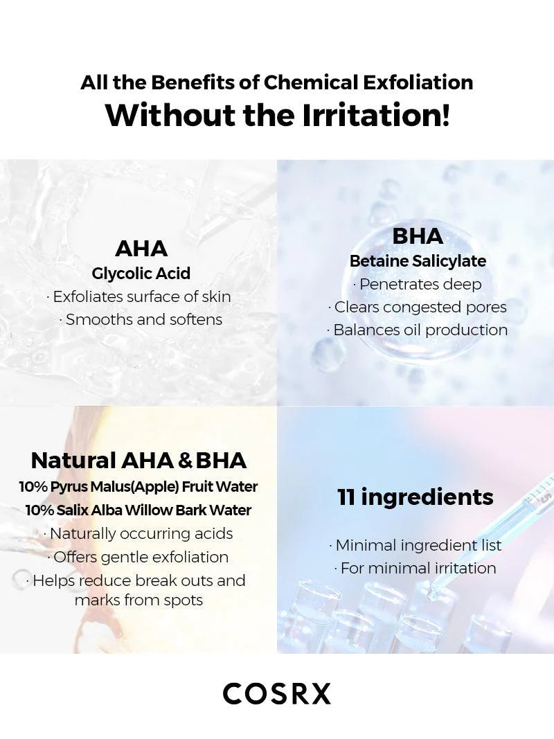 COSRX - AHA/BHA Clarifying Treatment Toner 150ml - Korean skincare - Nashwa