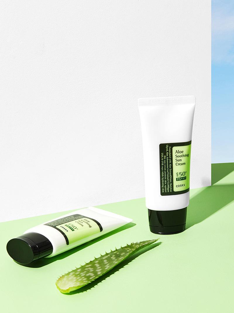 COSRX - Aloe Soothing Sun Cream SPF50+ PA+++ 50ml - Korean Skincare - Nashwa