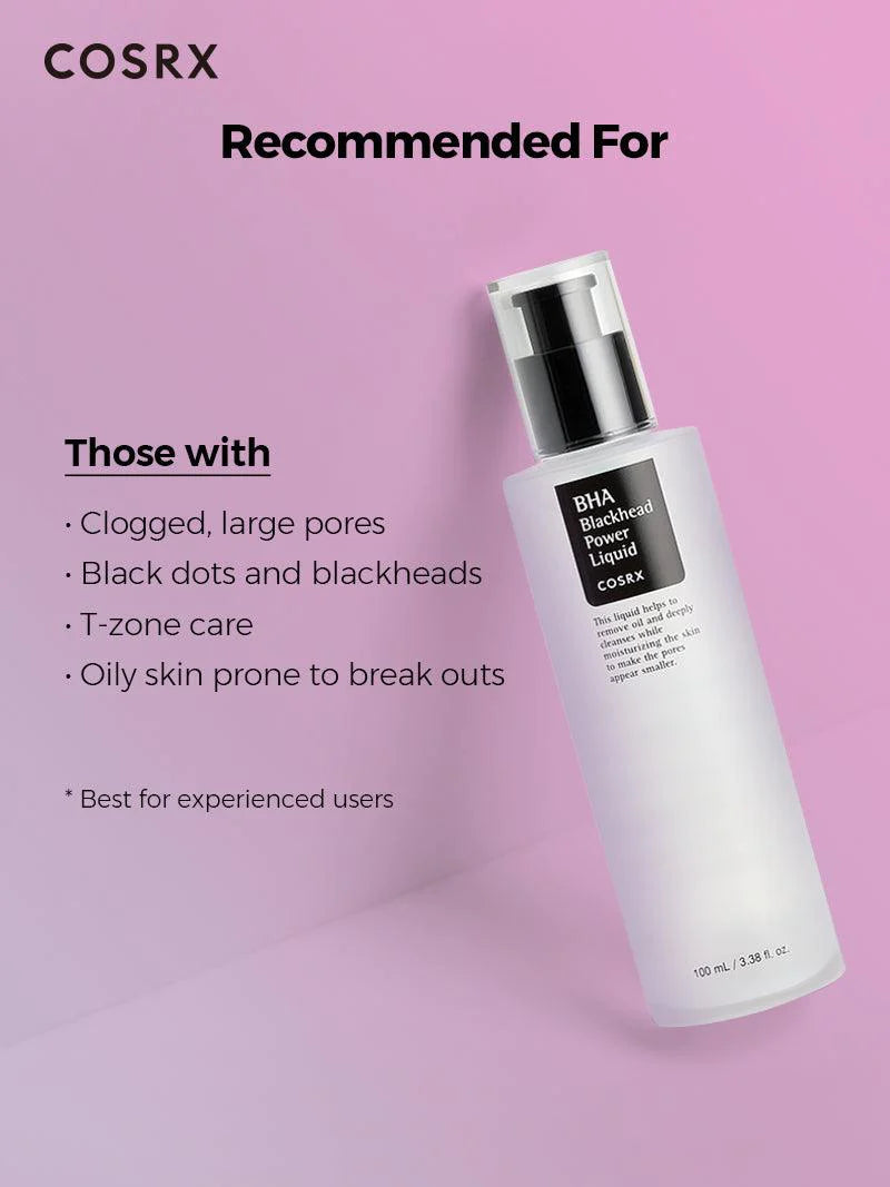 COSRX - BHA Blackhead Power Liquid 100ml - Korean Skincare -Nashwa