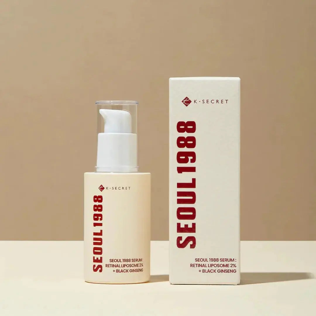 KSECRET - SEOUL 1988 Serum - Retinal Liposome 2% + Black Ginseng 30ml - Korean skincare - Nashwa
