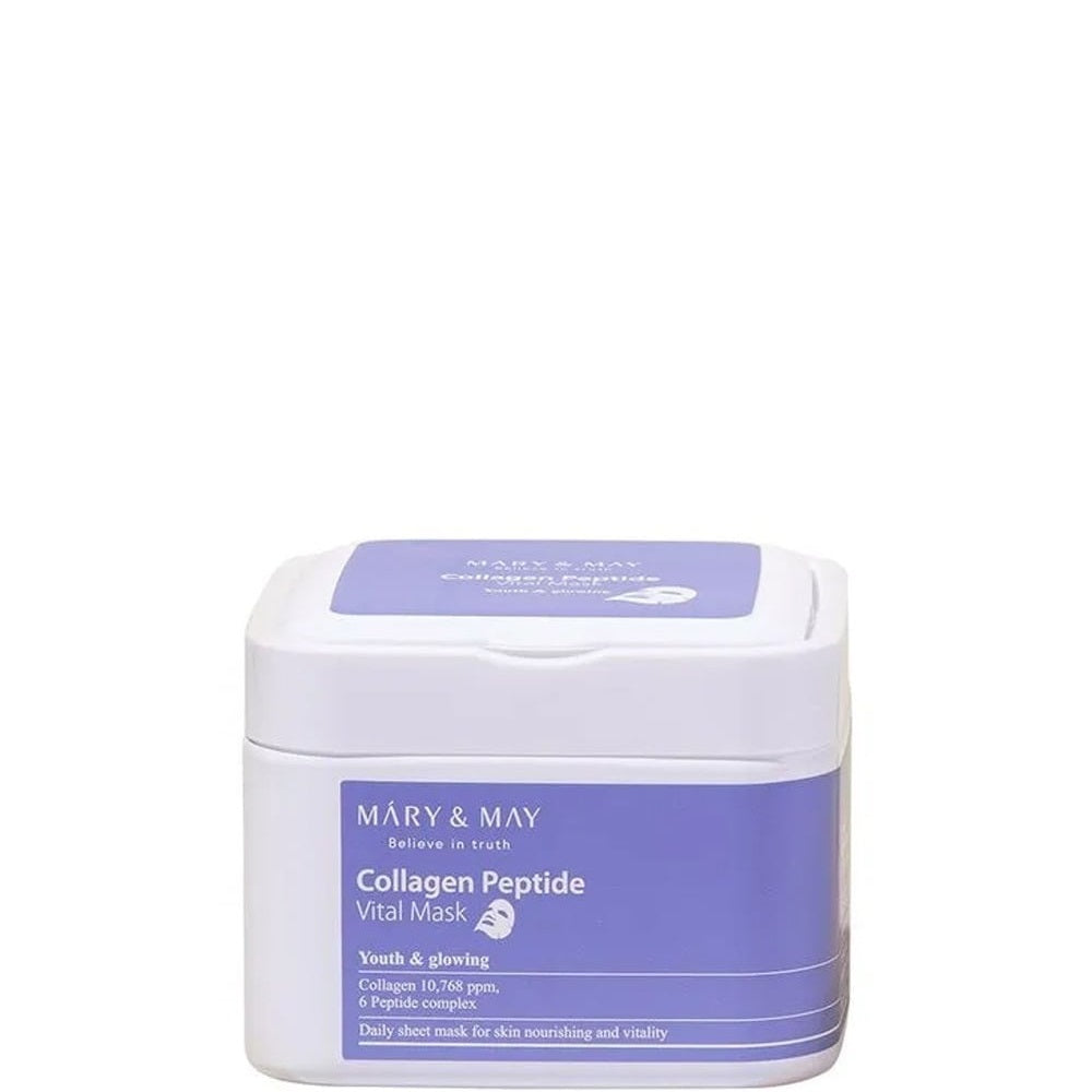 Mary&May - Collagen Peptide Vital Mask (30 sheets) - Korean skincare - Nashwa