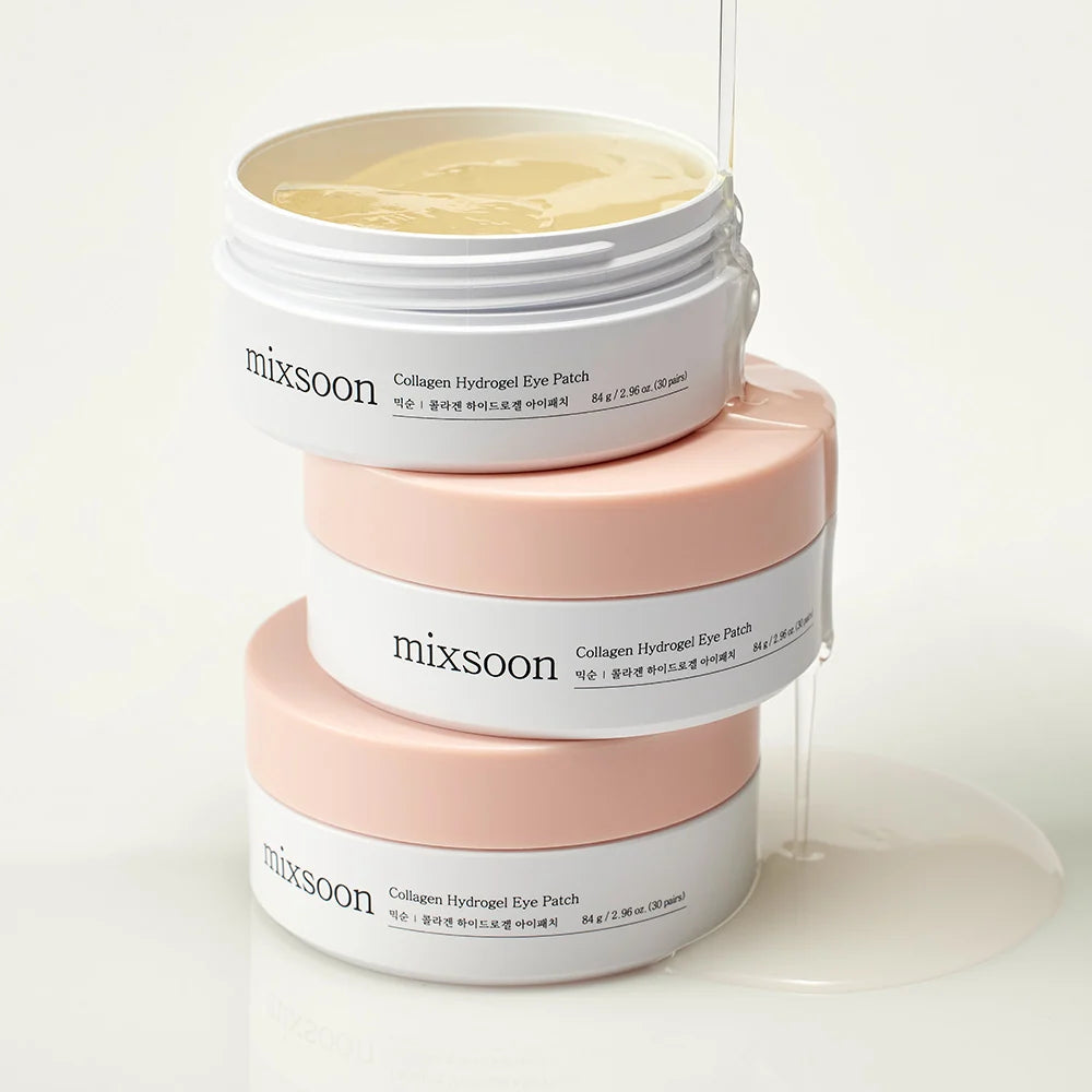 Mixsoon Collagen Hydrogel Eye Patch textuur van de hydrogel-patch
