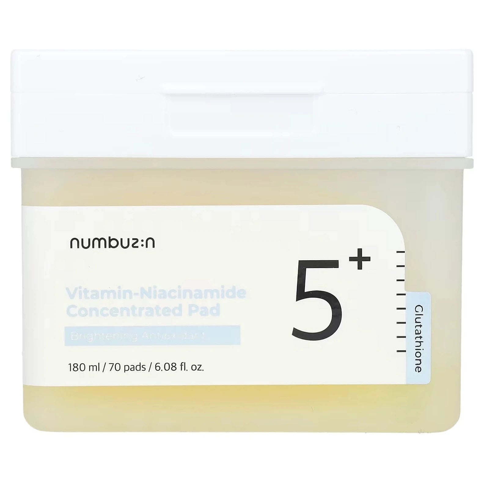 Numbuzin - No.5 Vitamin-Niacinamide Concentrated Pad 180ml (70Pads)- Nashwa korean skincare