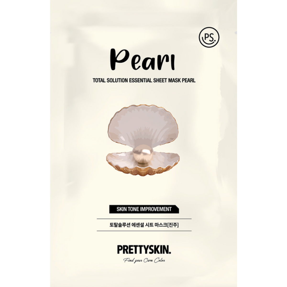 Pretty skin - Total Solution Essential Sheet Mask Pearl