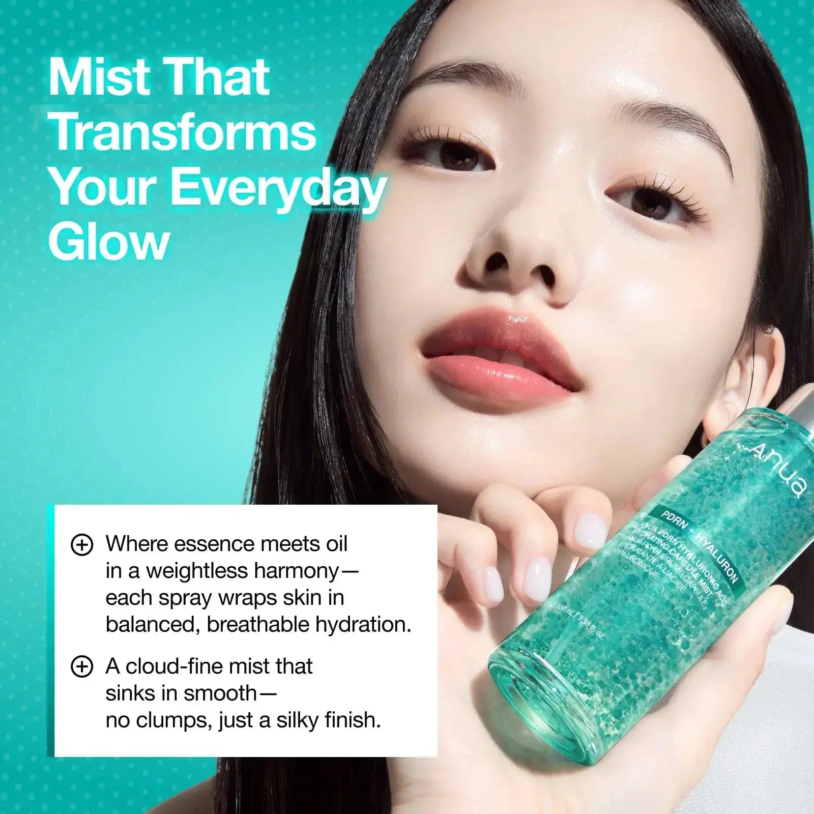Anua PDRN Hyaluronic Acid Hydrating Capsule Mist korean skincare toner