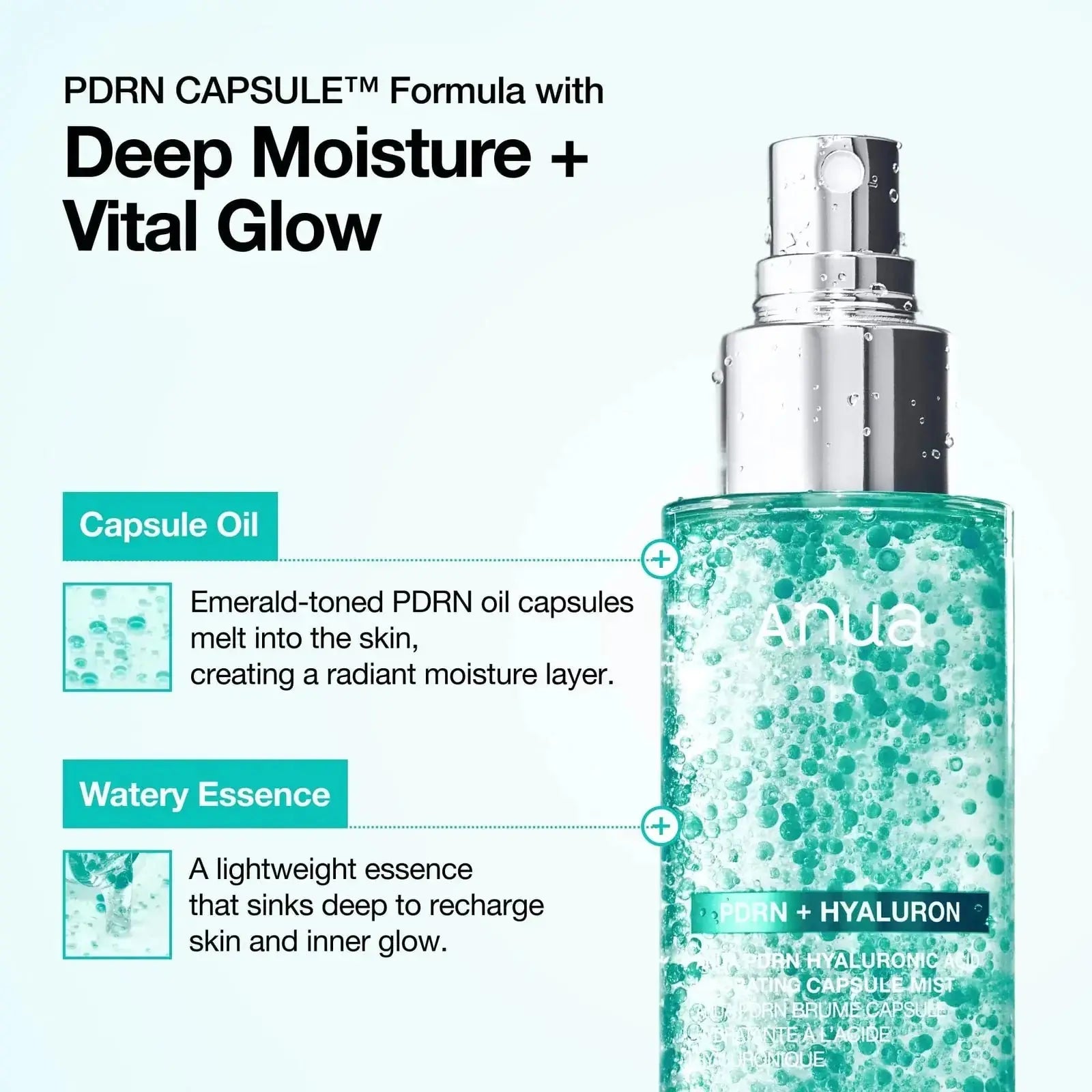 Anua PDRN Hyaluronic Acid Hydrating Capsule Mist korean skincare toner