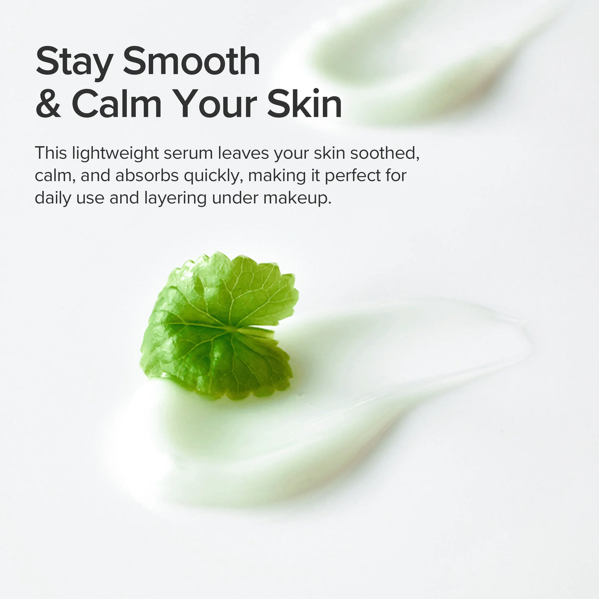 Lichte textuur van Beauty of Joseon Light On Serum met centellablad: gladde en kalme huid