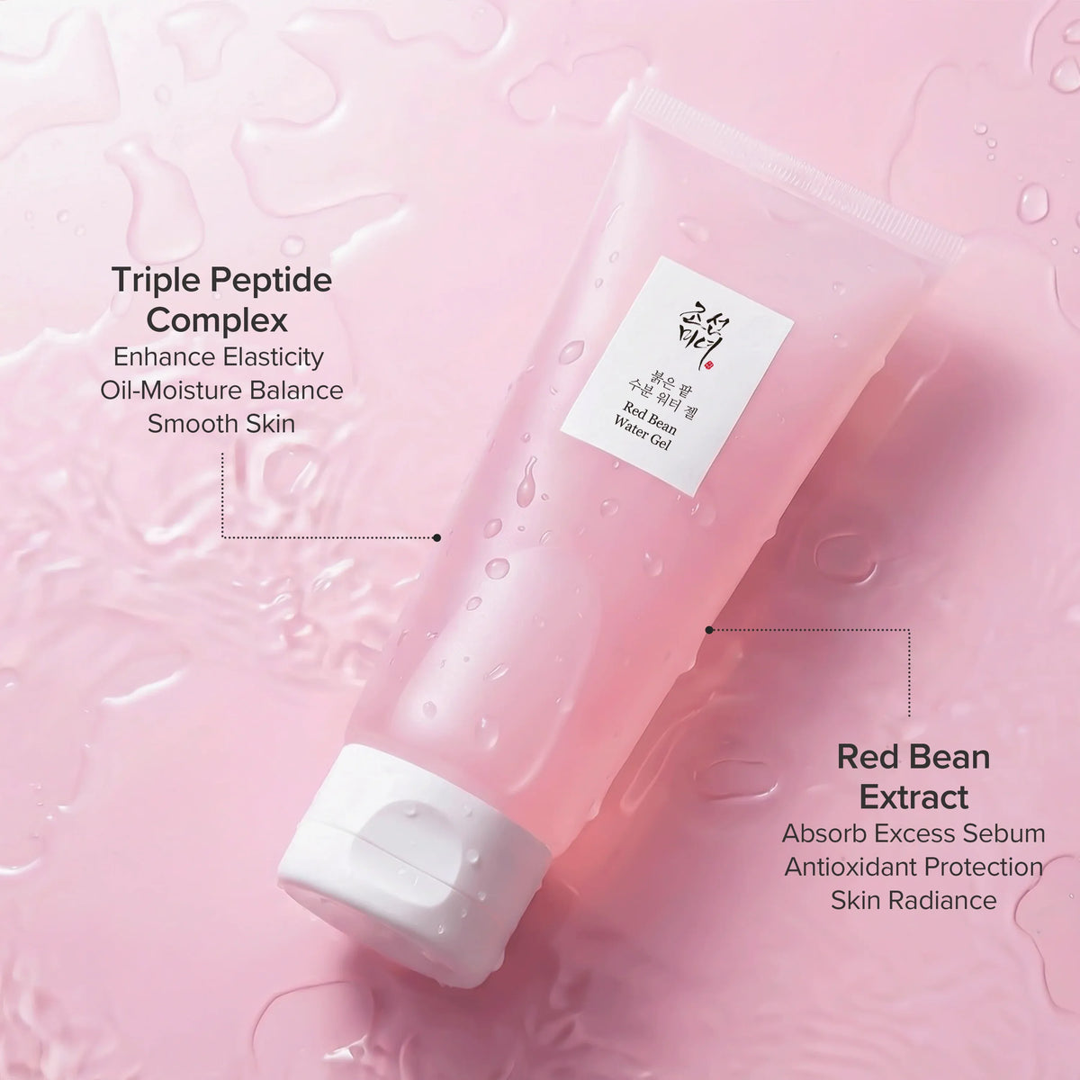 Beauty of Joseon Red Bean Water Gel: Triple Peptide Complex en rodebonenextract