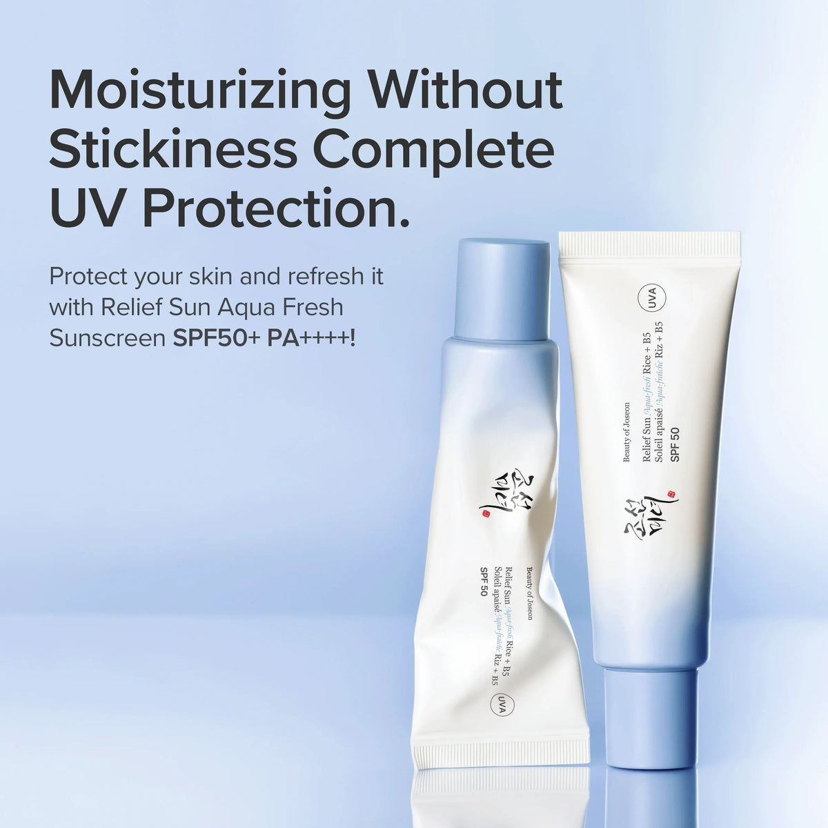 Beauty of Joseon Relief Sun Aqua-fresh, hydrateert zonder plakkerig gevoel, SPF50+ PA++++