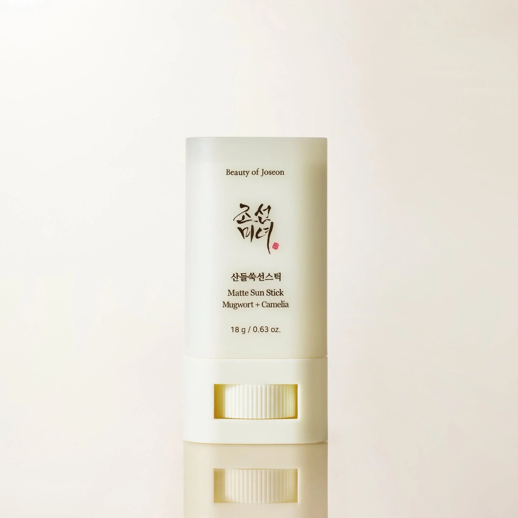Beauty of Joseon Matte Sun Stick met Mugwort en Camelia, SPF50 verpakking
