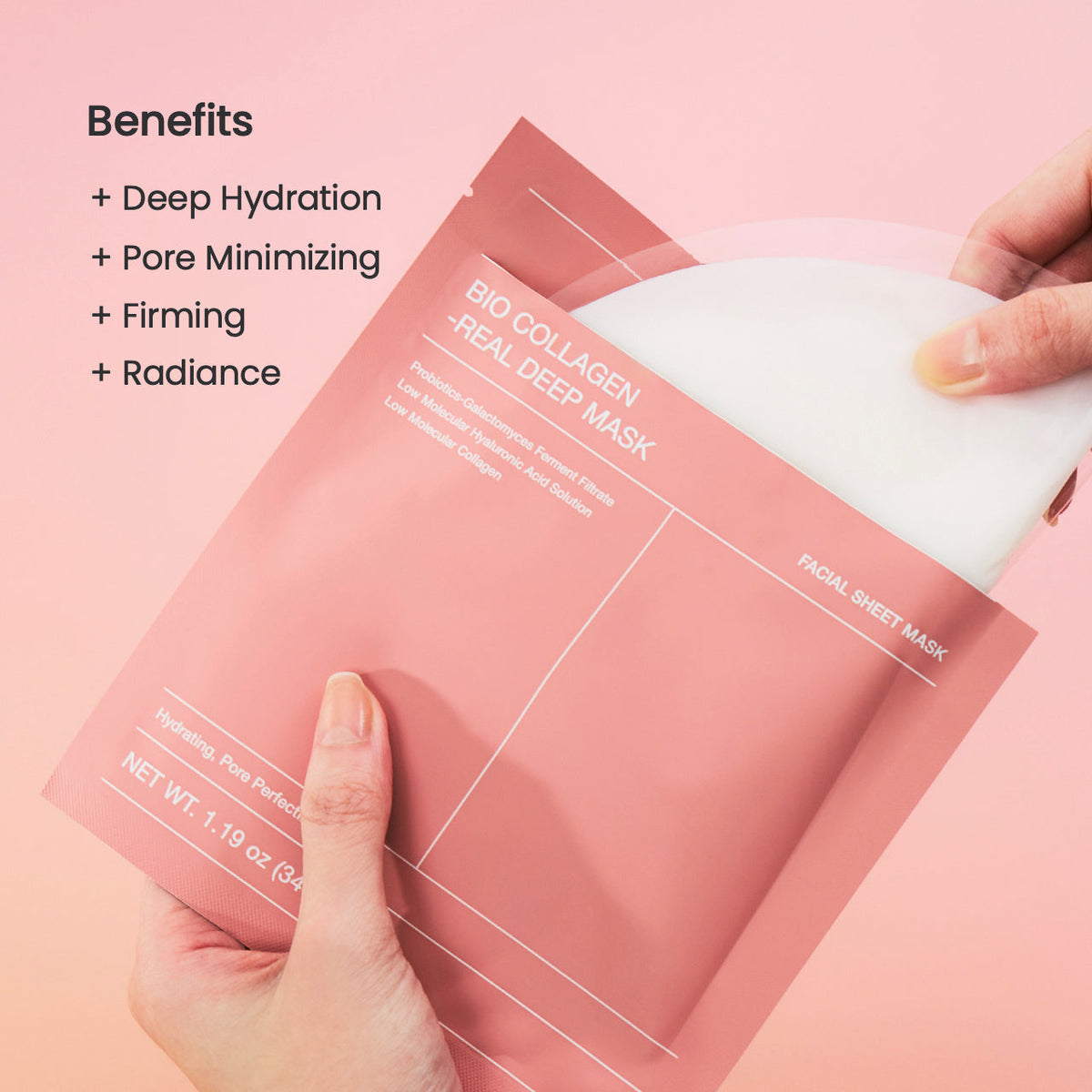 Voordelen van het Biodance Bio-Collagen masker: diepe hydratatie, kleinere poriën, steviger en stralend