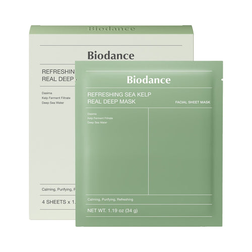 Biodance Refreshing Sea Kelp Real Deep Mask, 1 stuk (34g)