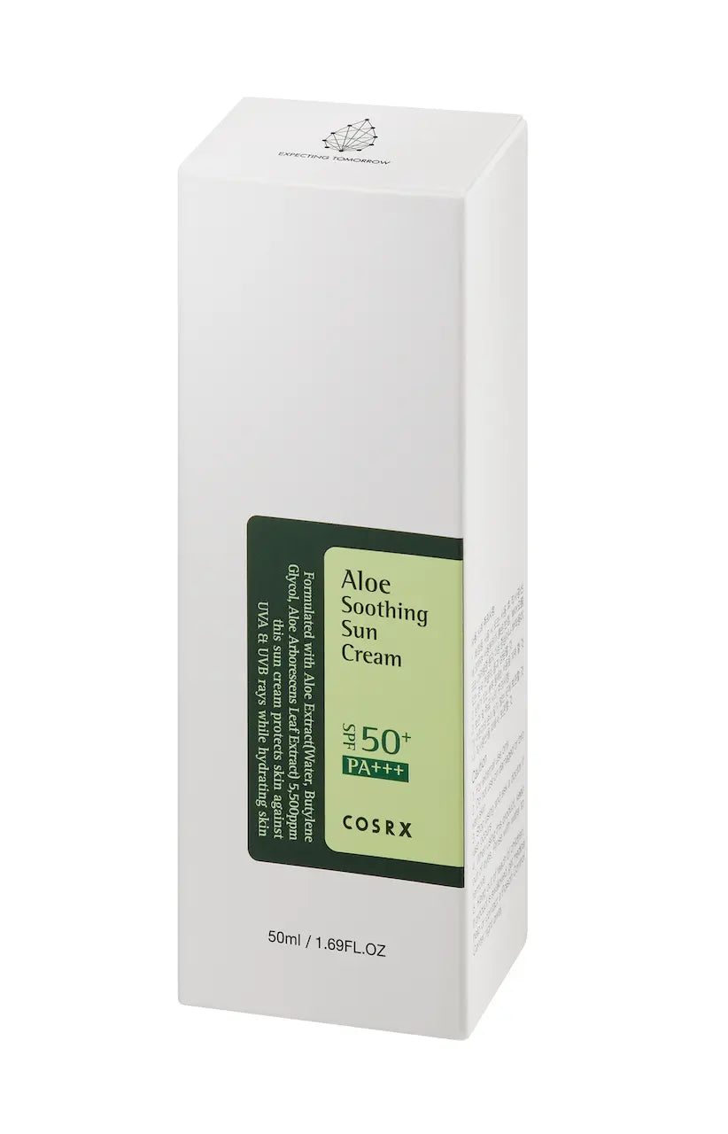 COSRX Aloe Soothing Sun Cream SPF50+ PA+++, verpakking