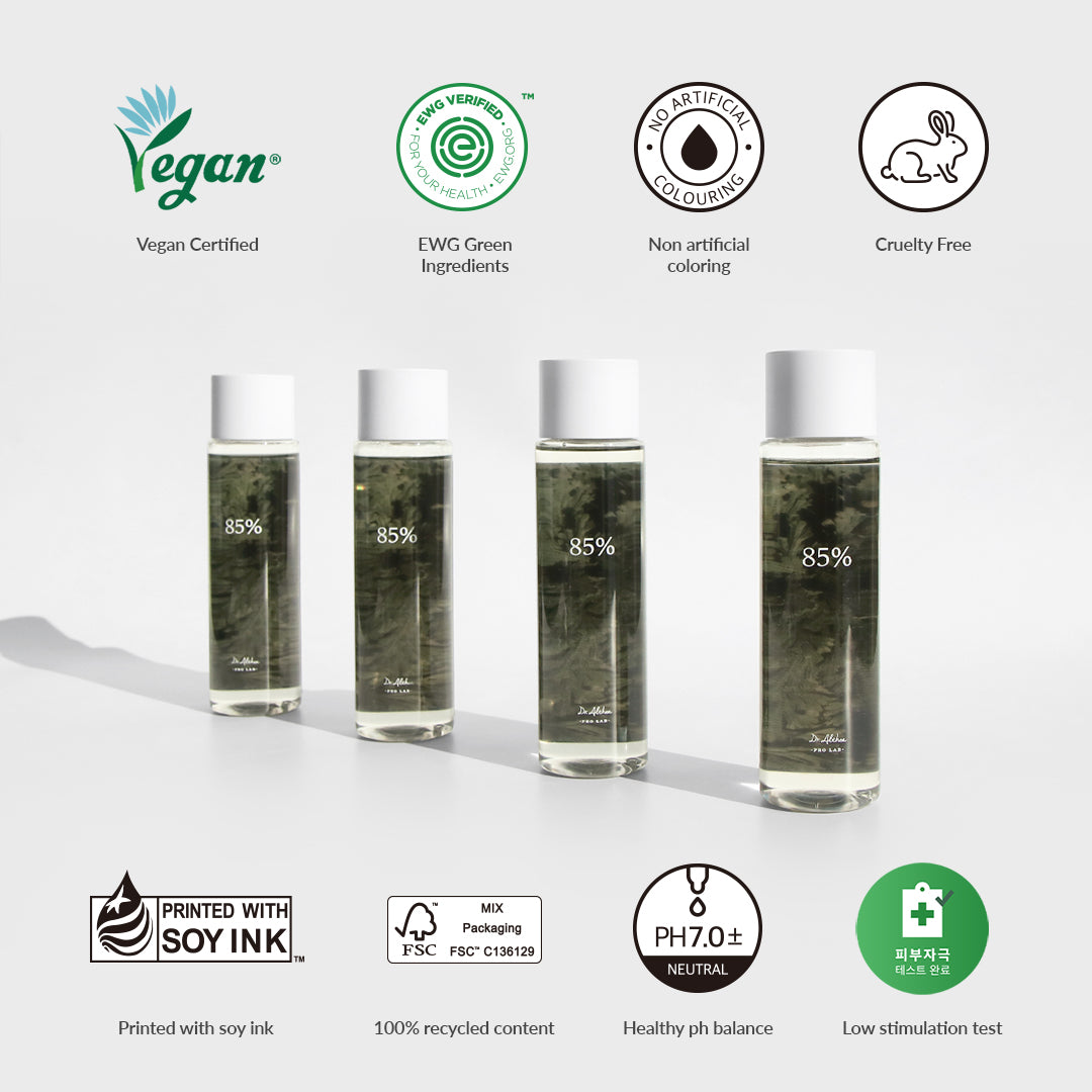 Dr.Althea Anastatica Toner: vegan, EWG Green-ingrediënten, zonder kunstmatige kleurstoffen en cruelty-free
