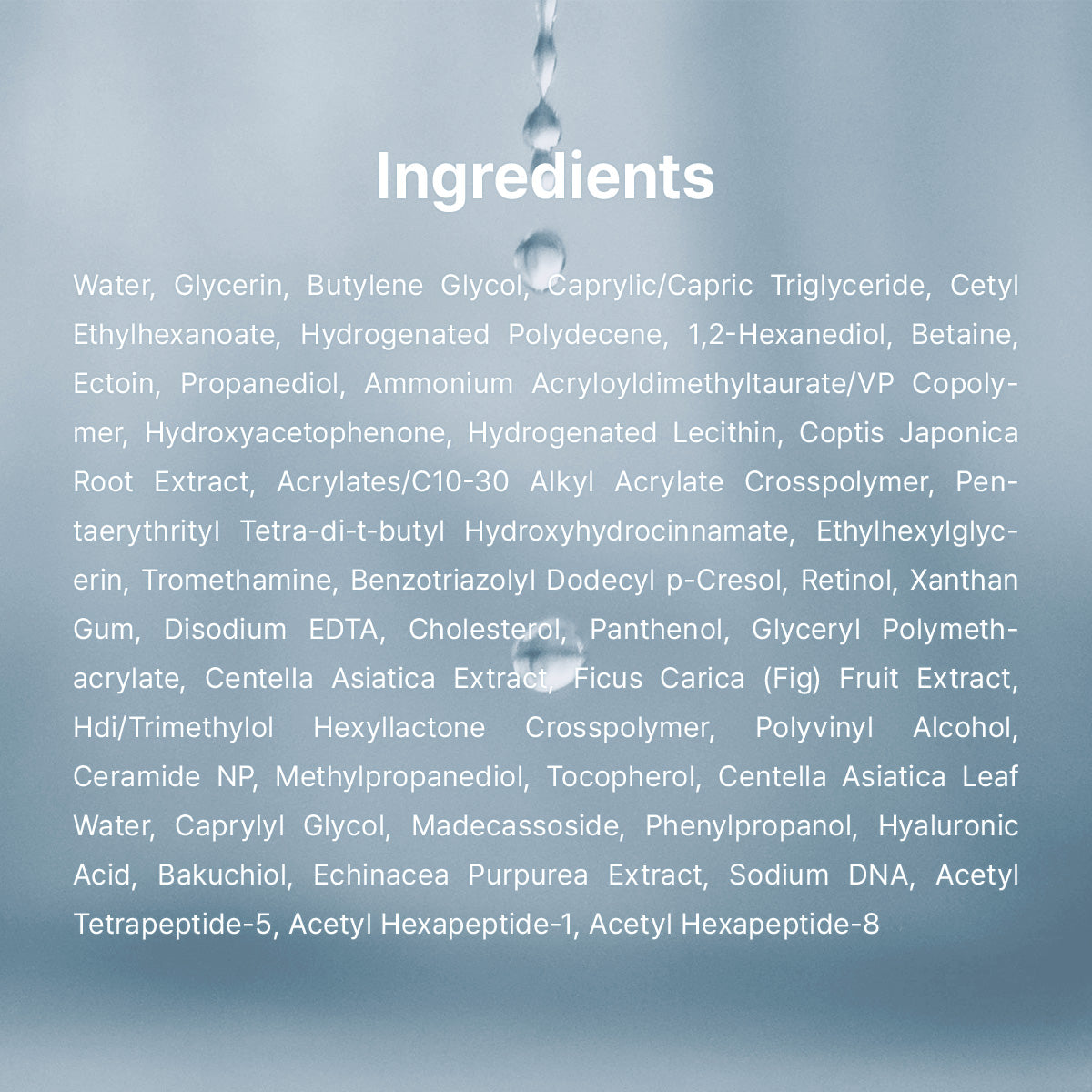 Ingrediëntenlijst van de Dr.Althea Retinol Flat Iron Eye Roller