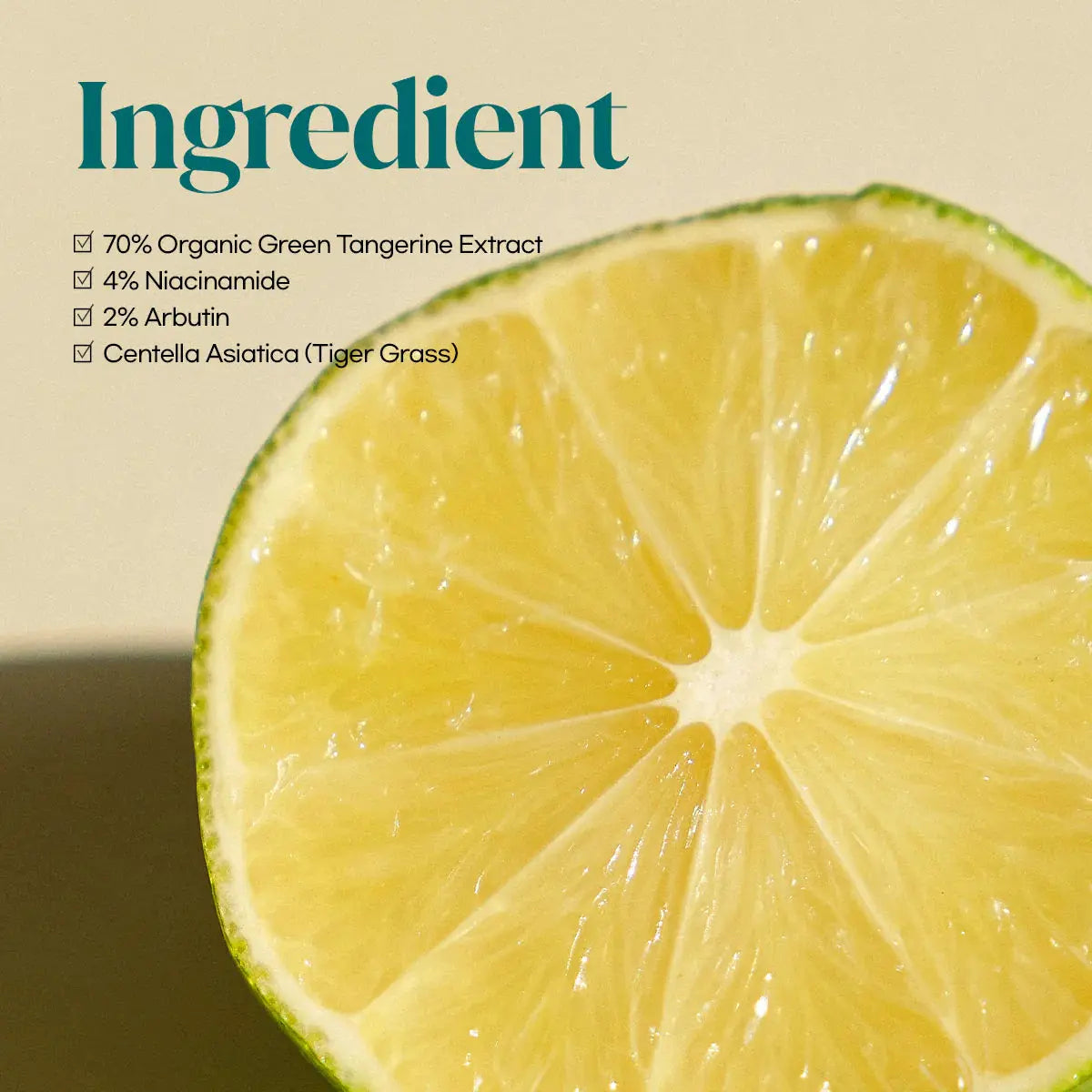Goodal Green Tangerine Vita C Dark Spot Care Serum met 70% groene mandarijn, 4% niacinamide, 2% arbutine en centella
