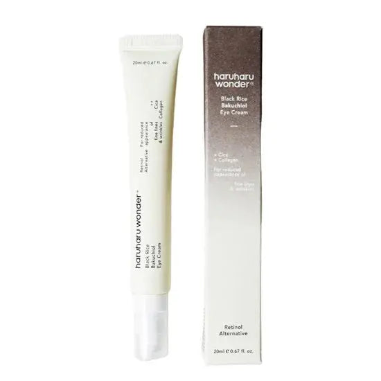 Haruharu Wonder Black Rice Bakuchiol Eye Cream 20 ml, tube met doosje