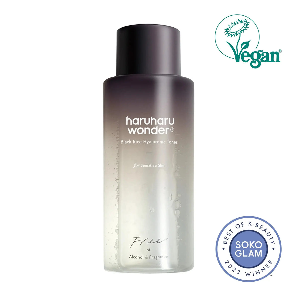 Haruharu WONDER Black Rice Hyaluronic Toner Fragrance Free Korean skincare toner