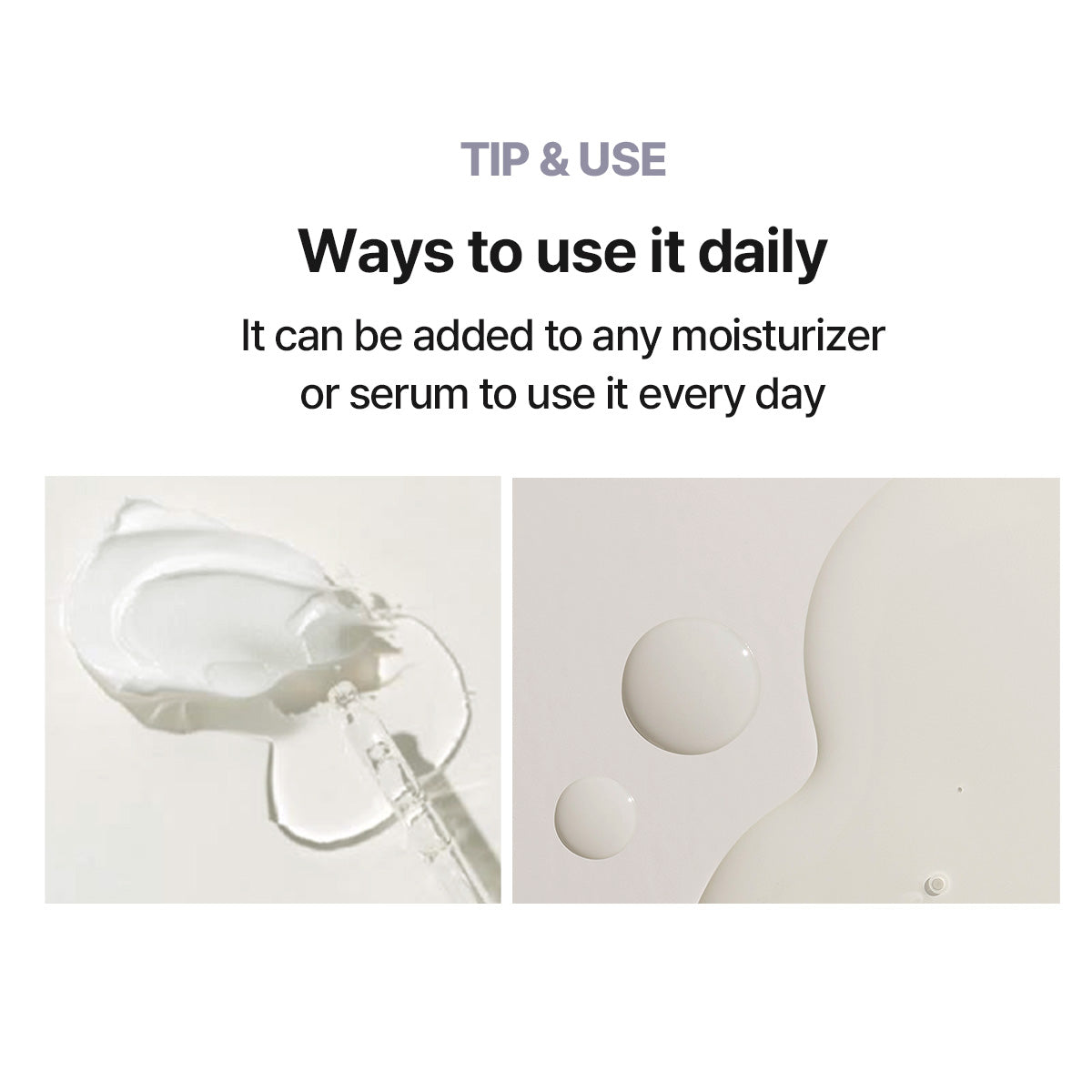 heimish RX Retinol Bakuchiol Booster Oil dagelijks gebruiken door een paar druppels te mengen met je moisturizer of serum