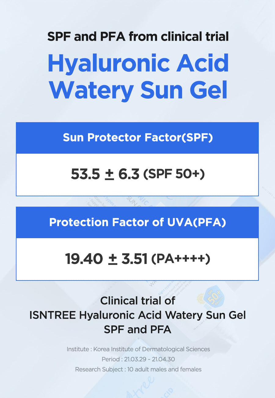 Isntree - Hyaluronic Acid Watery Sun Gel 50ml - Nashwa - Korean and Japanese skincare